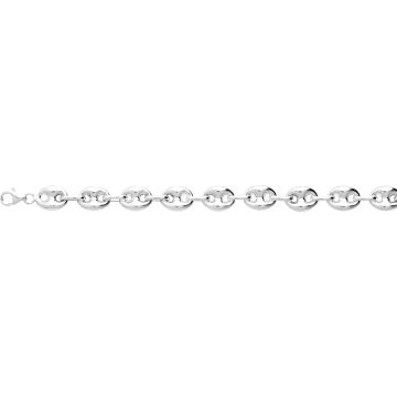 Bracelet grain-café argent 925 rhodié