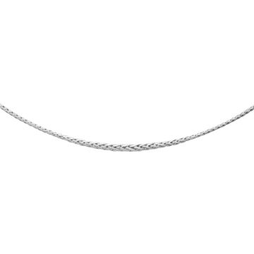 Collier palmier chute argent 925 rhodié