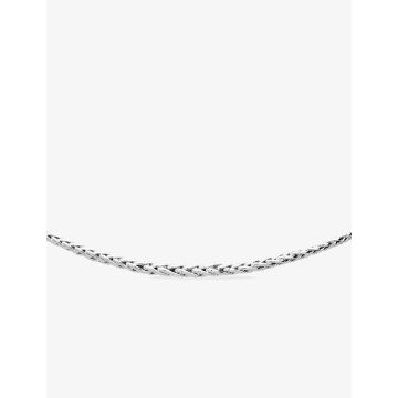 Collier palmier chute argent 925 rhodié