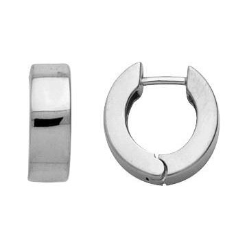 Boucles d'oreilles charnière argent 925 rhodié
