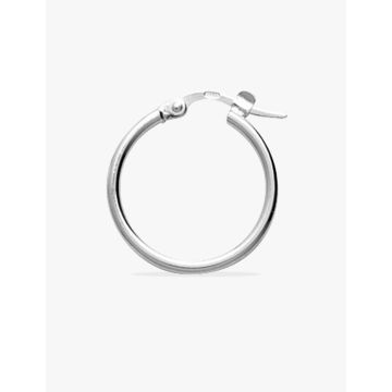 Créoles argent 925 rhodié 15mm