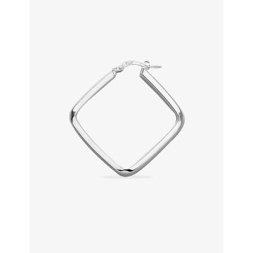 Creoles argent 925 rhodié
