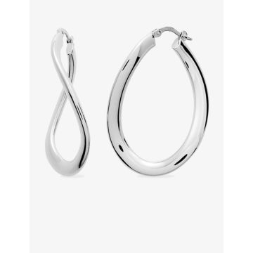 Créoles argent 925 rhodié