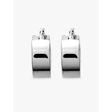 Creoles argent 925 rhodié
