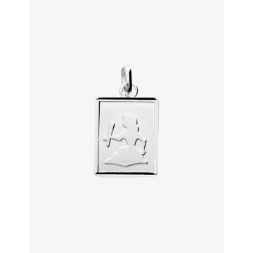 Pendentif zodiaque Vierge argent 925 rhodié