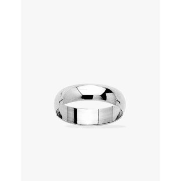 alliance demi-jonc 5m argent 925 rhodié