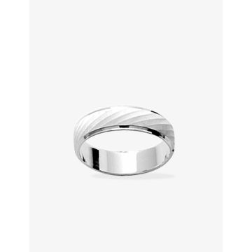 Alliance fantaisie 5mm argent 925 rhodié