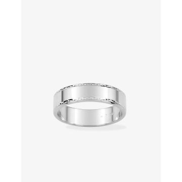 Alliance Anémone 5mm argent 925 rhodié