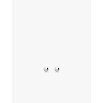 Boucles d'oreilles boule 3mm argent 925 rhodié