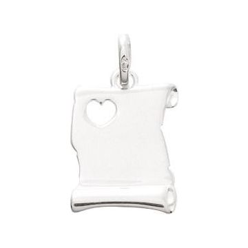 Pendentif argent 925 rhodié