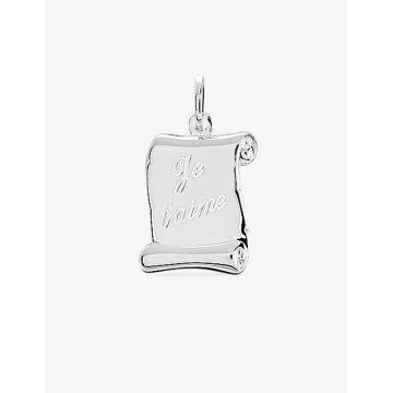 Pendentif argent 925 rhodié