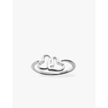 Bague argent 925 rhodié