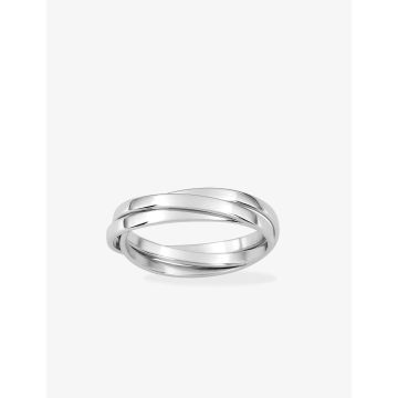 Alliance 3anneaux 2mm argent 925 rhodié