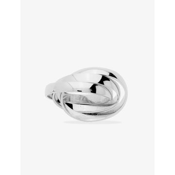 Alliance 3anneaux 3mm argent 925 rhodié
