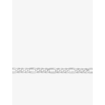 Bracelet argent 925 rhodié alterné 1+3