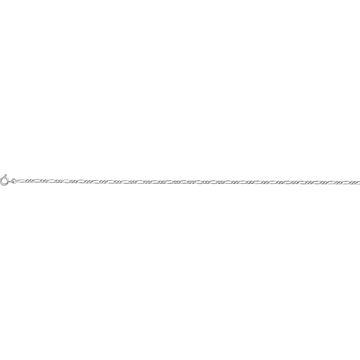 Bracelet argent 925 rhodié alterné 1+2