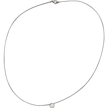 Collier Motif Argent + Oz / Fil