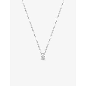 Collier oxyde de ziconium argent 925 rhodié