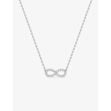 Collier oxyde de ziconium argent 925 rhodié