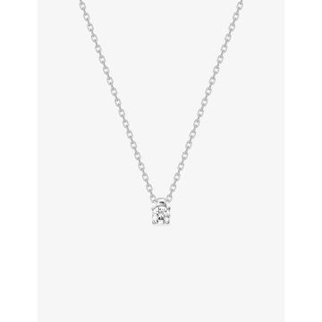 Collier oxyde de ziconium argent 925 rhodié