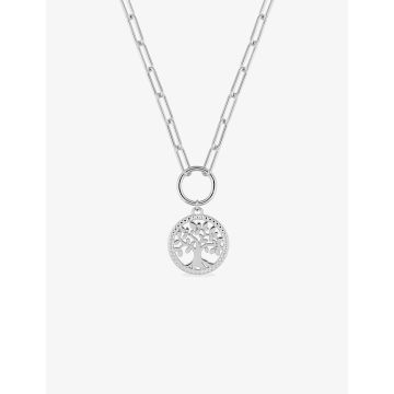 Collier argent 925 rhodié