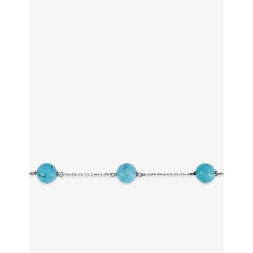 Bracelet turquoise argent 925 rhodié