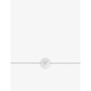 Bracelet à-graver jeton 12mm argent 925 rhodié