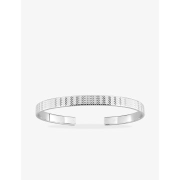 Jonc ouvert argent 925 rhodié