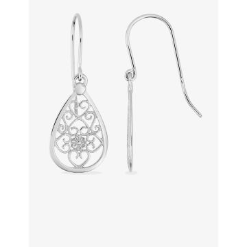 Boucles d'oreilles argent 925 rhodié