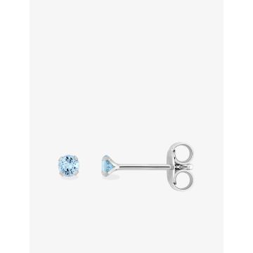 Boucles d'oreilles oxyde de ziconium couleur argent 925 rhodié