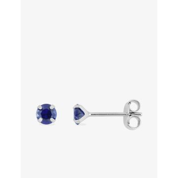 Boucles d'oreilles oxyde de ziconium couleur argent 925 rhodié