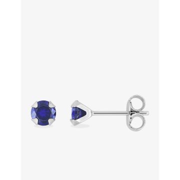 Boucles d'oreilles oxyde de ziconium couleur argent 925 rhodié