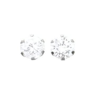 Boucles D'oreilles Argent Rh. + Oz