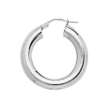 Créole argent 925 rhodié