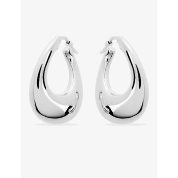 Boucles d'oreilles électroformées argent 925 rhodié