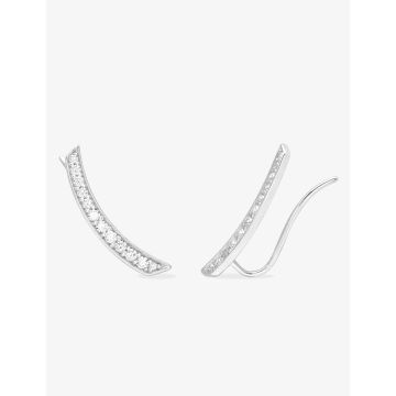 Boucles d'oreilles oxyde de ziconium argent 925 rhodié