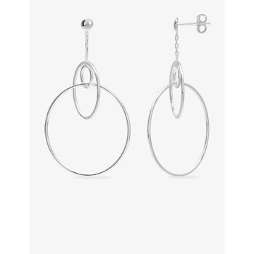 Boucles d'oreilles argent 925 rhodié