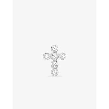 Boucles d'oreilles oxyde de ziconium argent 925 rhodié