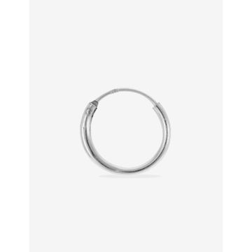 CREOLES argent 925 rhodié 14 MM