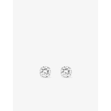 Boucles d'oreilles clou oxyde de ziconium argent 925 rhodié