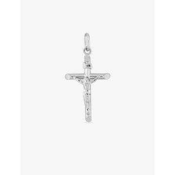 Pendentif croix argent 925 rhodié
