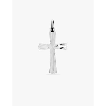 Pendentif croix argent 925 rhodié