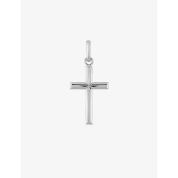 Pendentif croix argent 925 rhodié