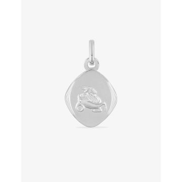 Pendentif zodiaque Capricorne argent 925 rhodié