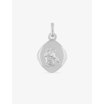 Pendentif zodiaque Vierge argent 925 rhodié