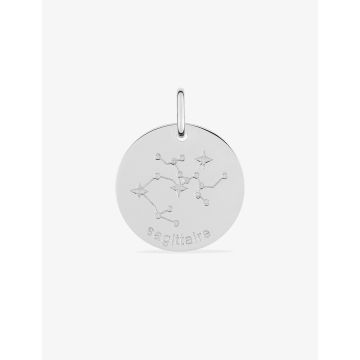 Pendentif zodiaque Sagittaire argent 925 rhodié
