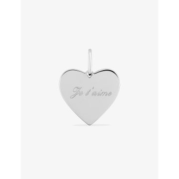 Pendentif argent 925 rhodié