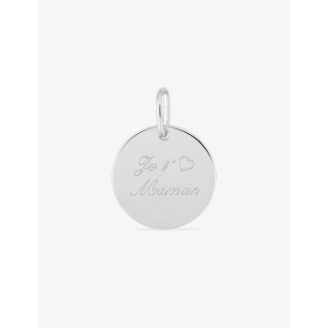 Pendentif argent 925 rhodié