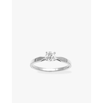 Bague oxyde de ziconium argent 925 rhodié