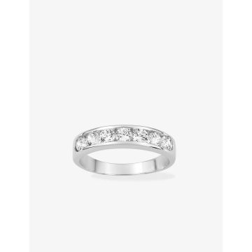 Bague oxyde de ziconium argent 925 rhodié